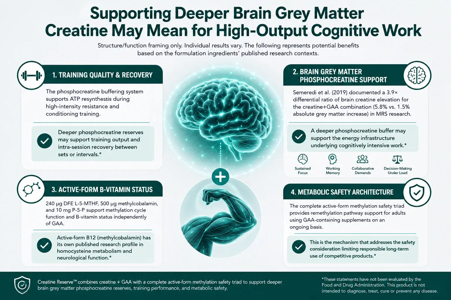 What Supporting Deeper Brain Grey Matter Creatine May Mean for High-Output Cognitive Work